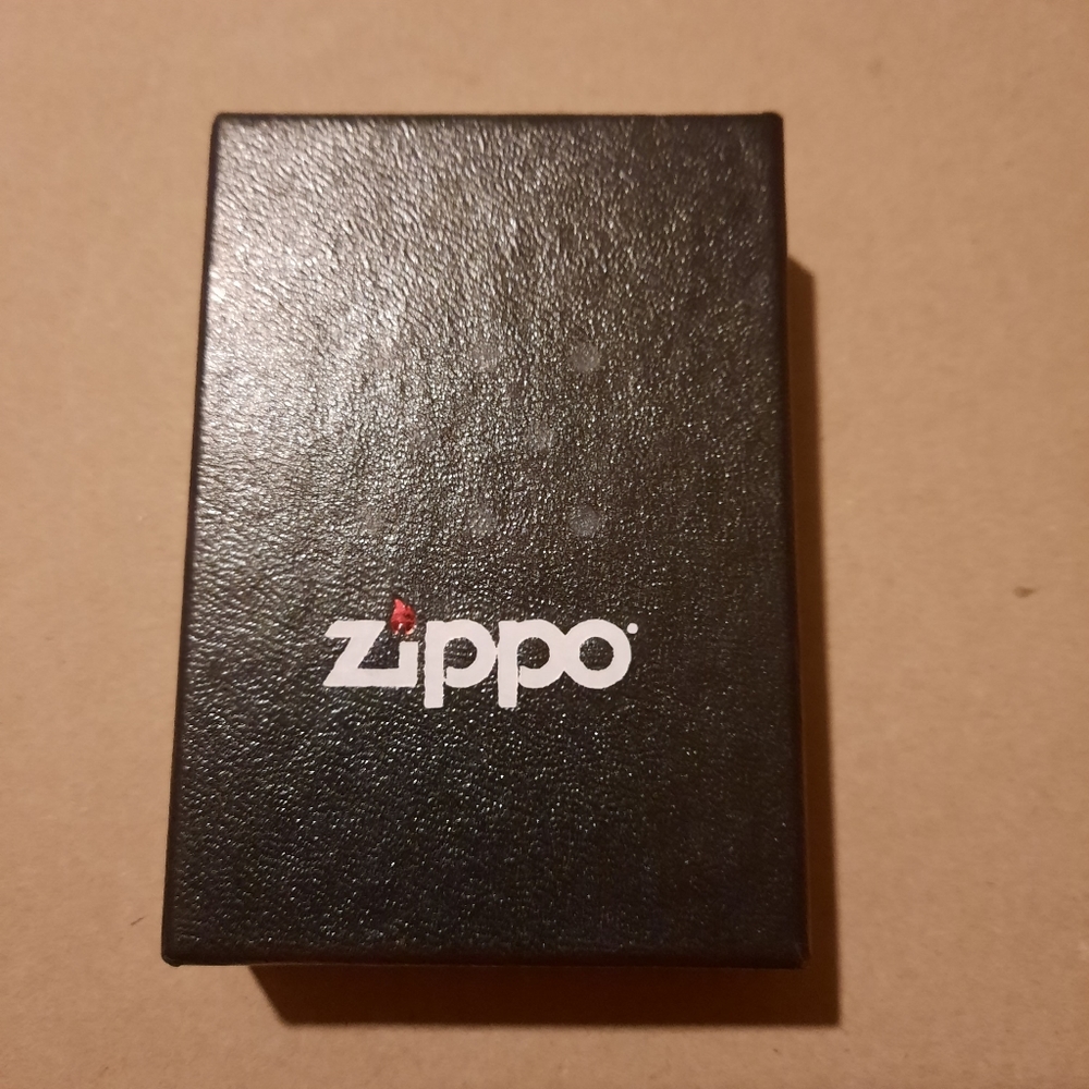 Genuine Zippo Iced Paisley Grey Dusk Pocket Lighters W Collector's Box Zippo's L
